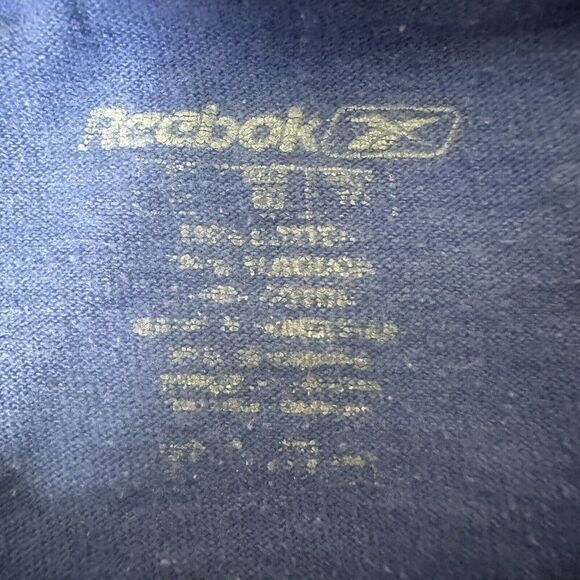 New York Giants Reebok T-Shirt Mens Medium Blue VTG Crew Neck Short Sleeve Adult - Picture 2 of 6